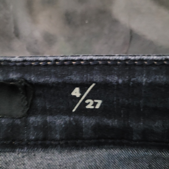 LIVERPOOL | embroidered pockets dark wash straight leg jeans - Picture 9 of 11